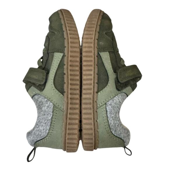 OshKosh B’gosh Toddler Boys Green Sneakers Size 11M Hook Loop Casual - Picture 5 of 9